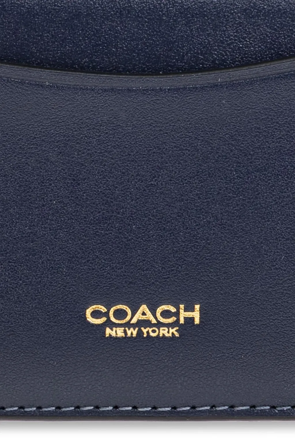 Coach Logo Detailed Zip-Up Wallet