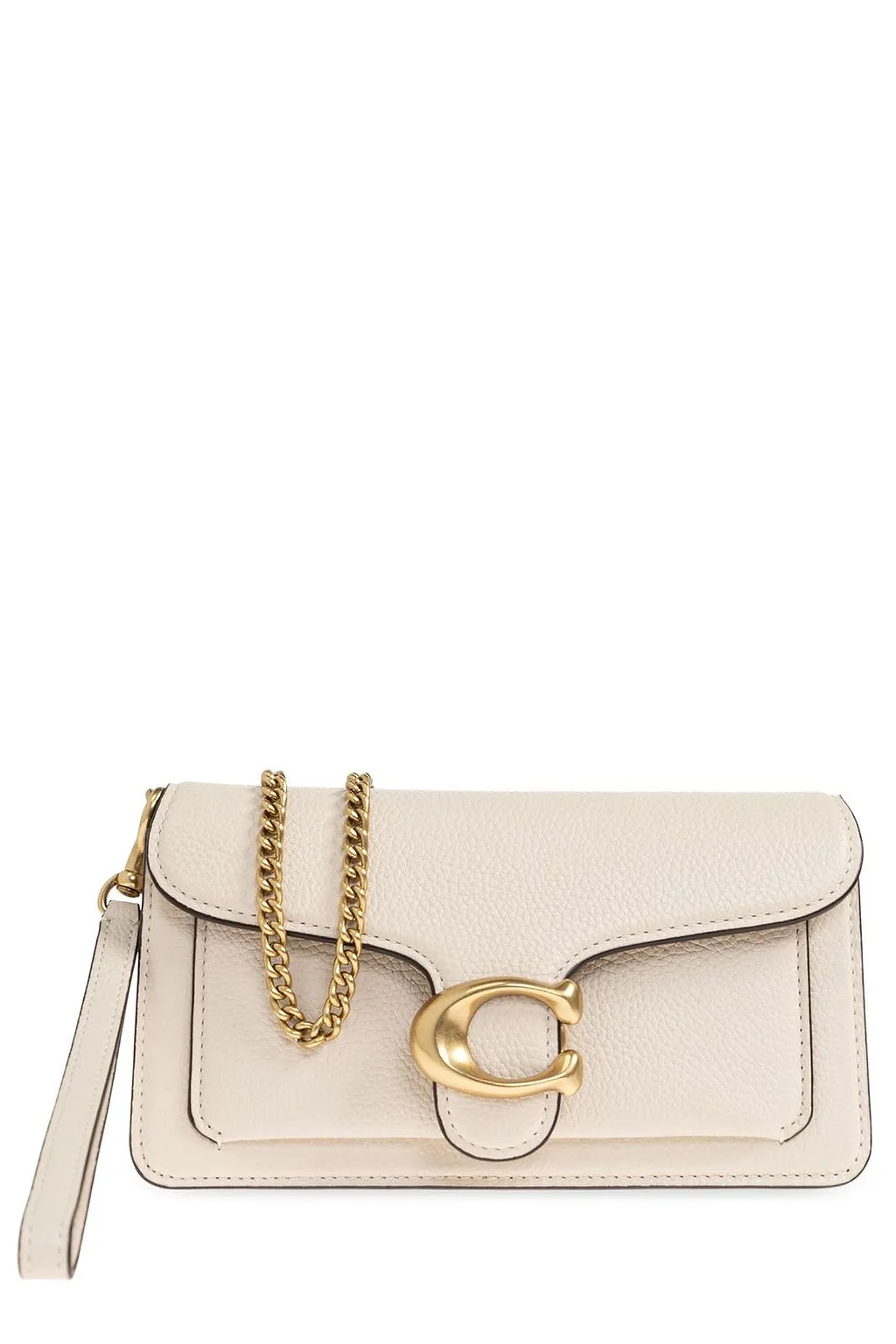 Coach Logo Plaque Chain Crossbody Bag