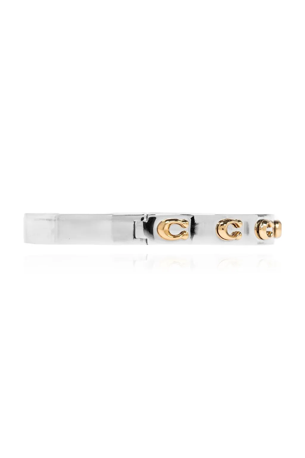 Coach Logo Plaque Detailed Bracelet