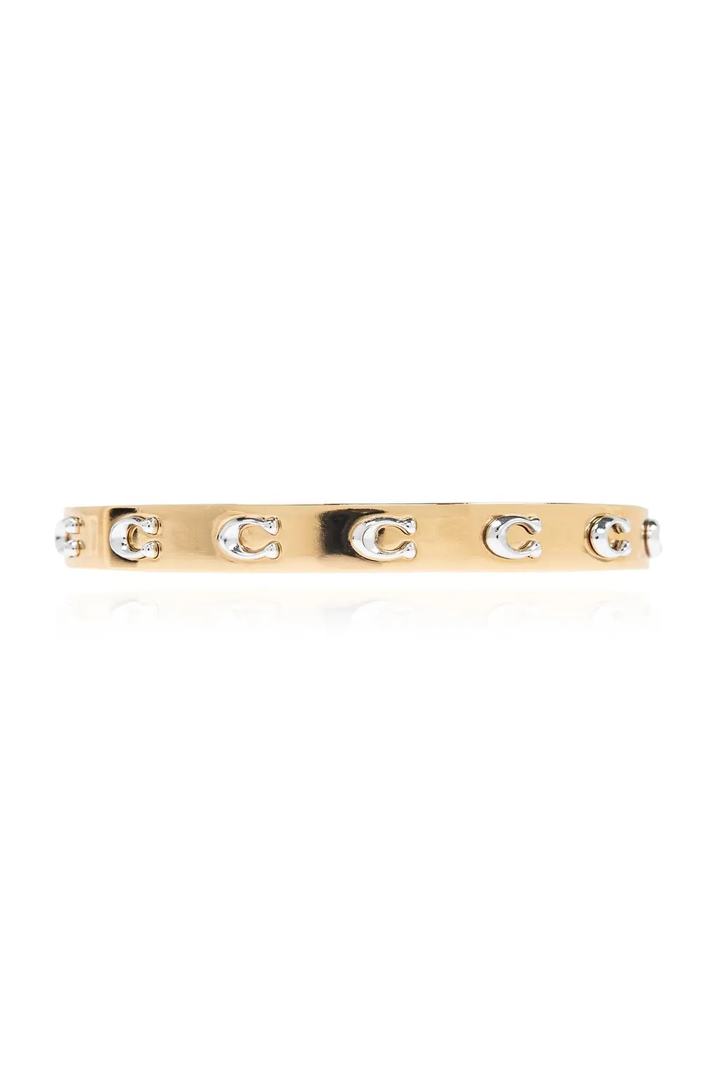 Coach Logo Plaque Detailed Bracelet