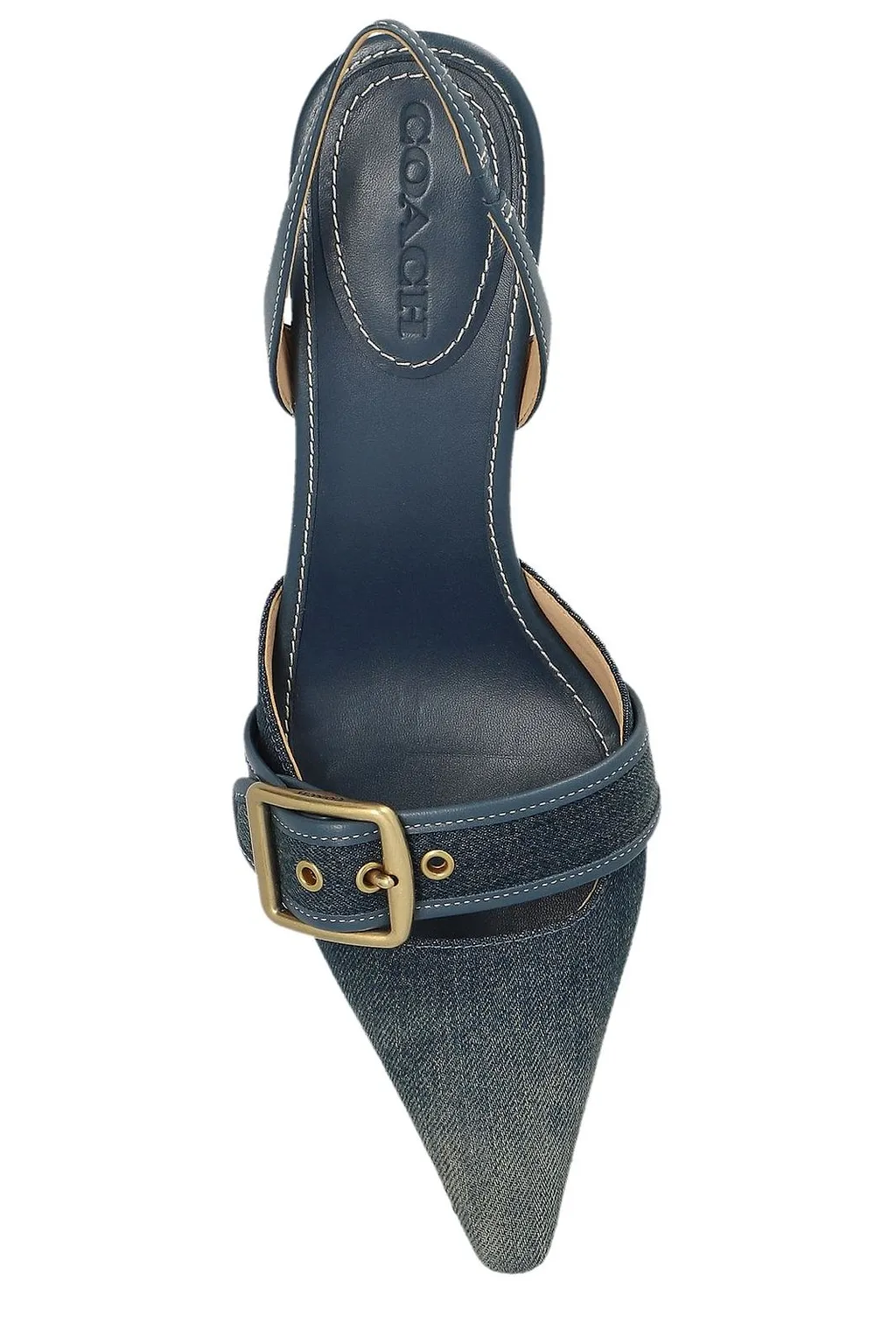 Margot Slingback Denim Pumps
