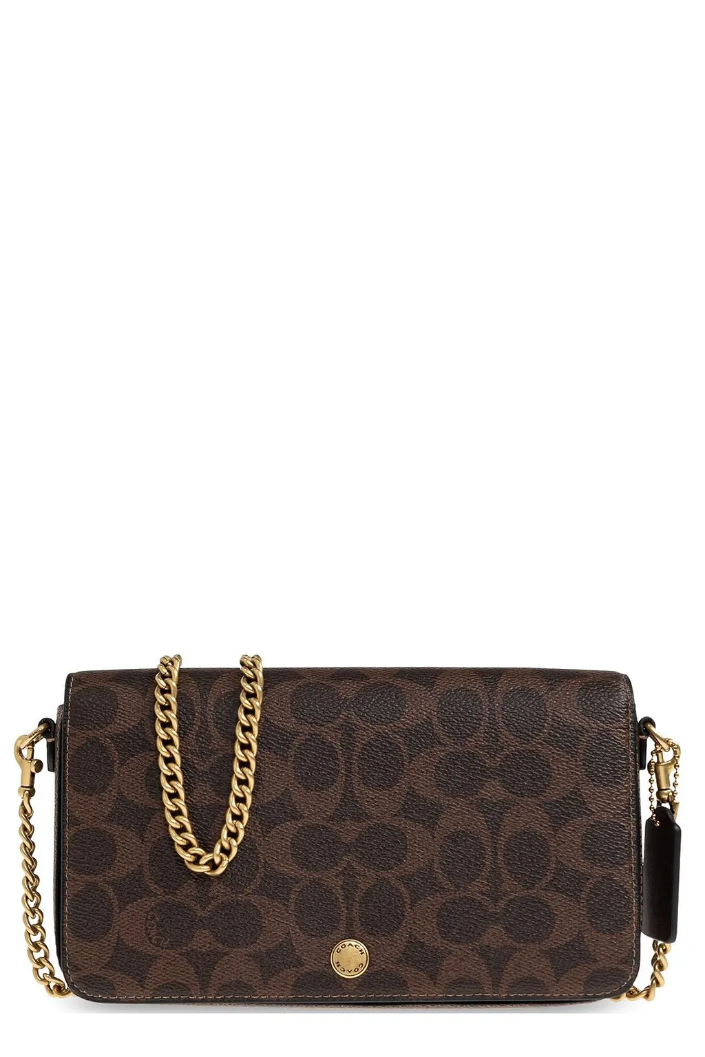 Coach Mila All-Over Pattern Chain Crossbody Bag