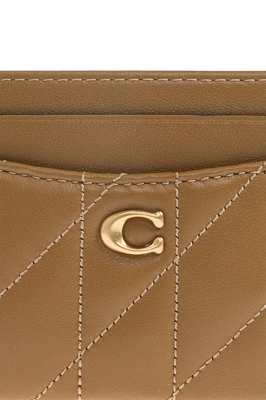Coach Quilted Card Holder Wallet
