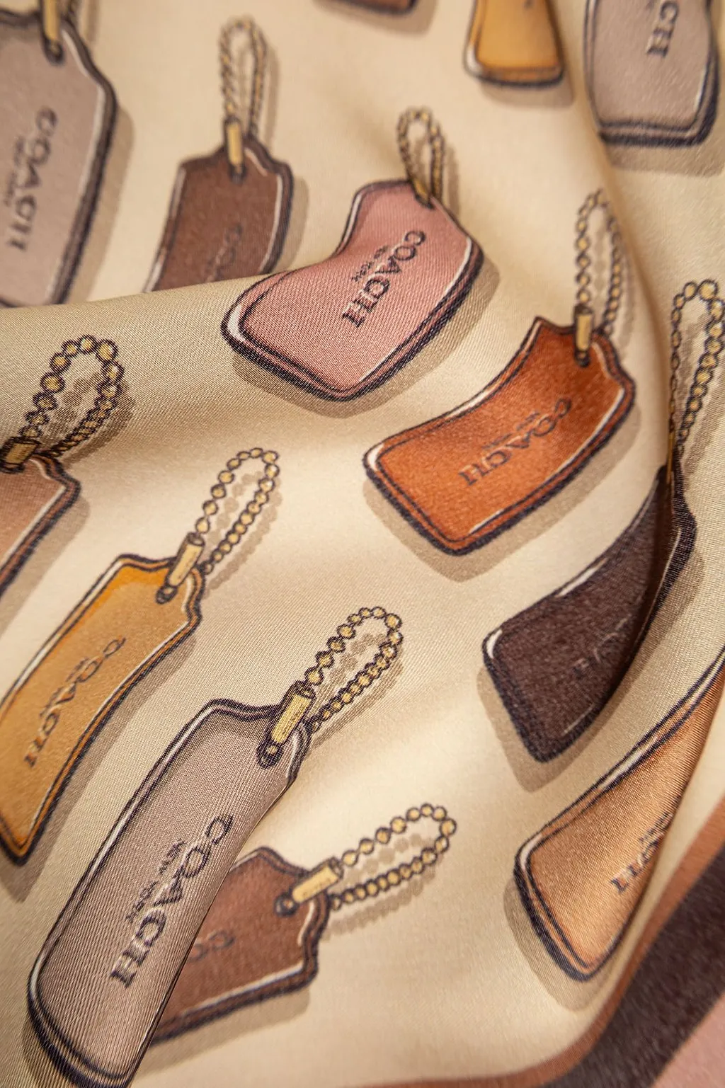 Coach Satin Scarf