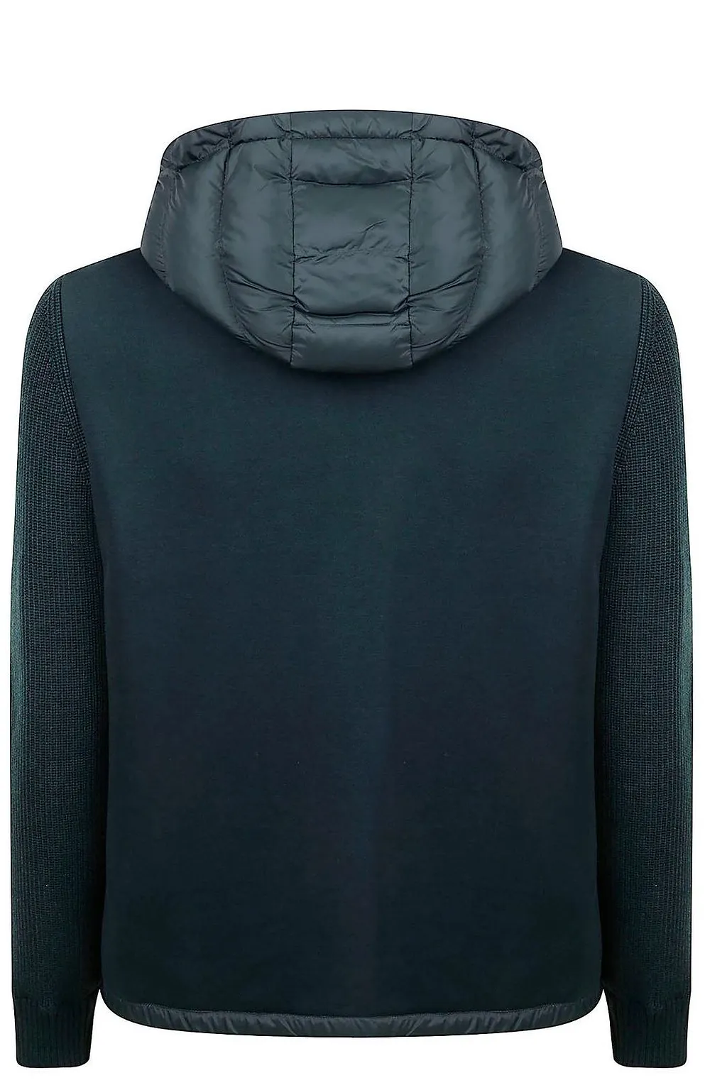 Quilted Knit Hooded Jacket