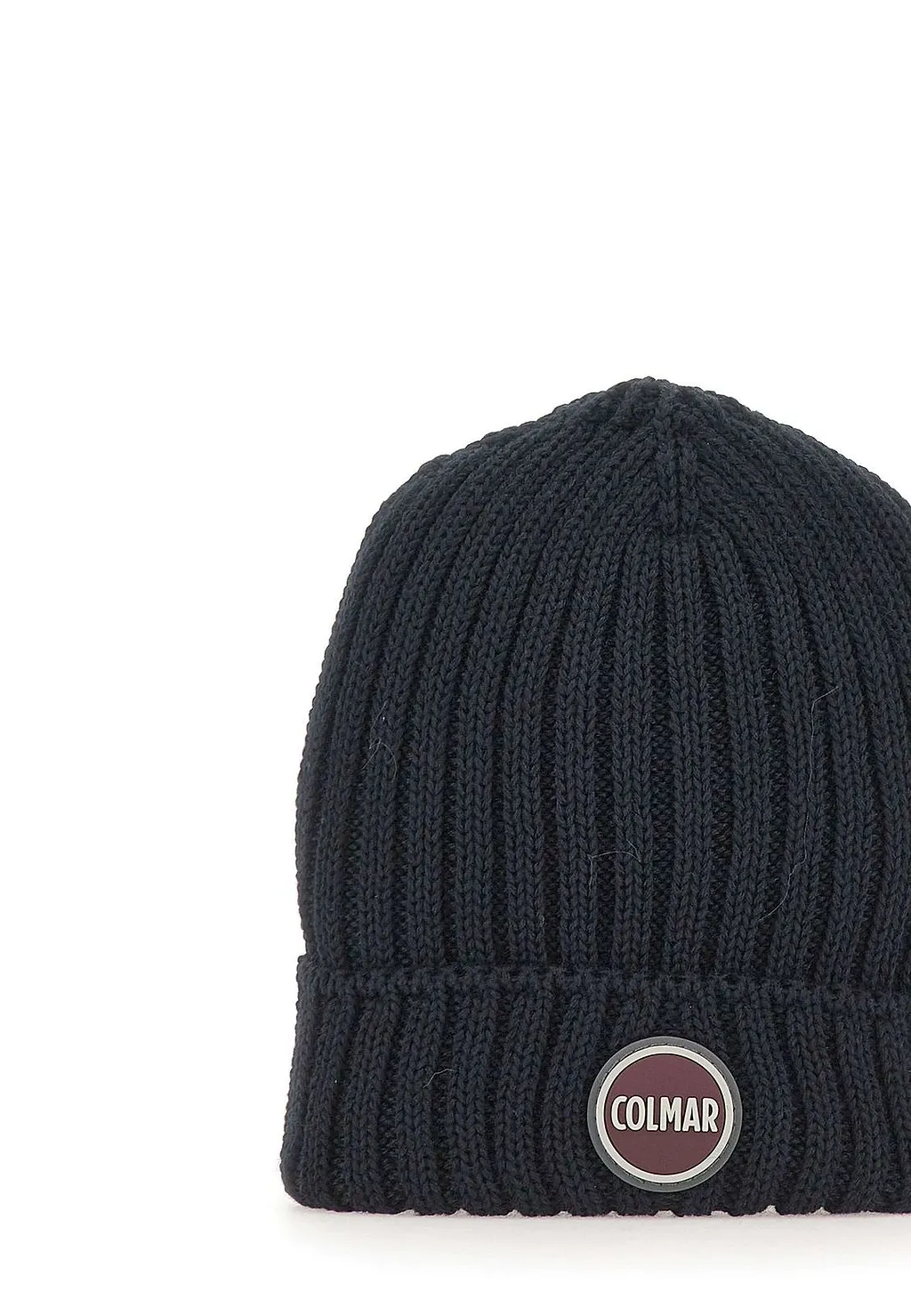 Ribbed Logo Beanie Hat