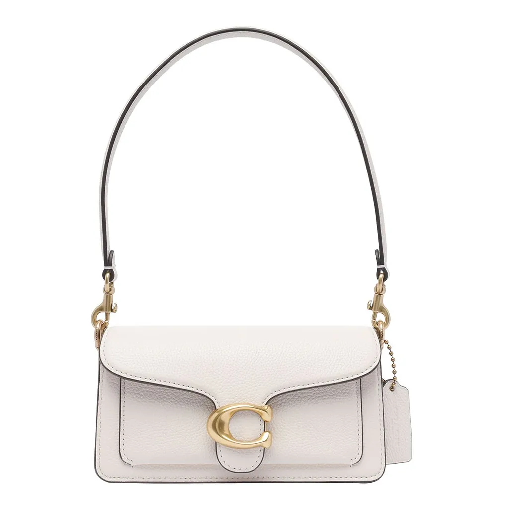 Coach Tabby 20 Logo Plaque Shoulder Bag