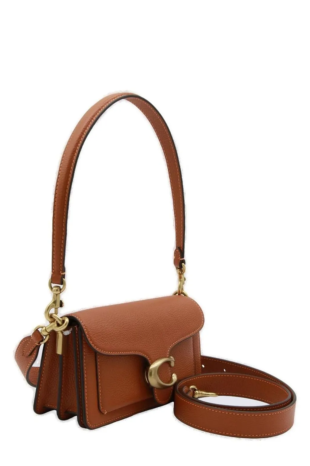 Coach Tabby 20 Logo Plaque Shoulder Bag