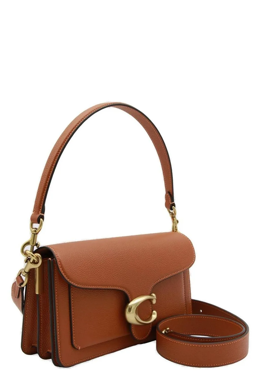 Coach Tabby 26 Logo Plaque Shoulder Bag
