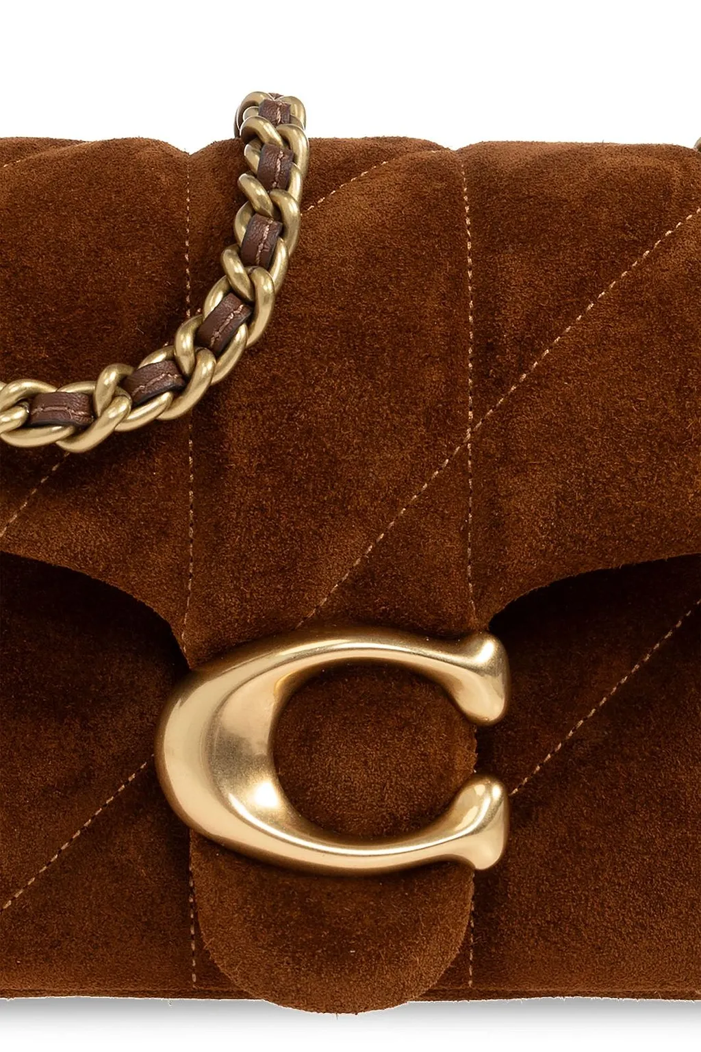 Coach Tabby Quilted Chain Linked Crossbody Bag