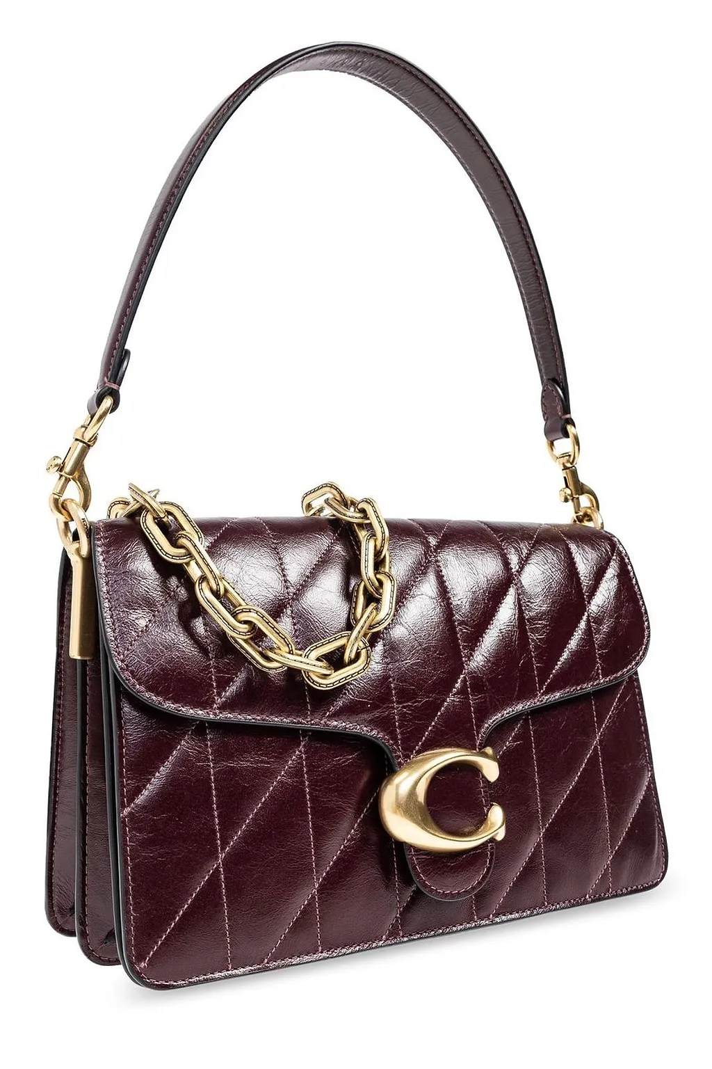 Tabby Quilted Chained Shoulder Bag