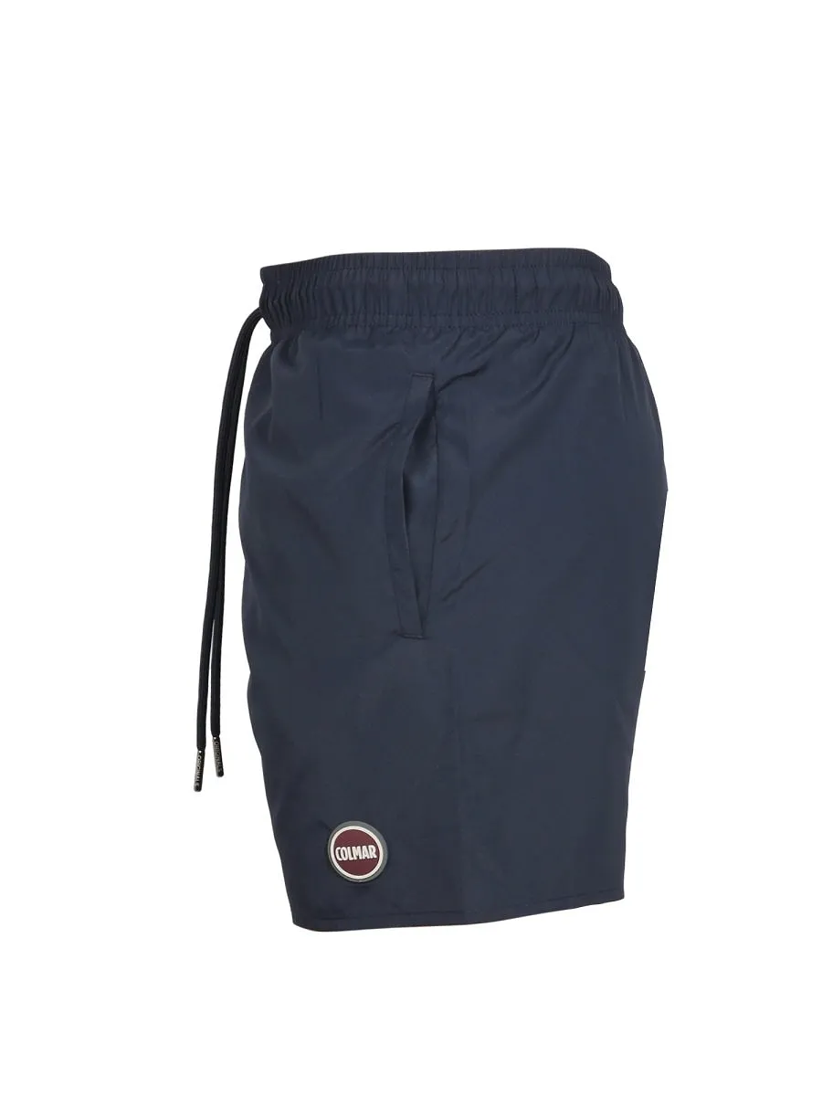 Colmar Logo Patch Drawstring Swim Trunks