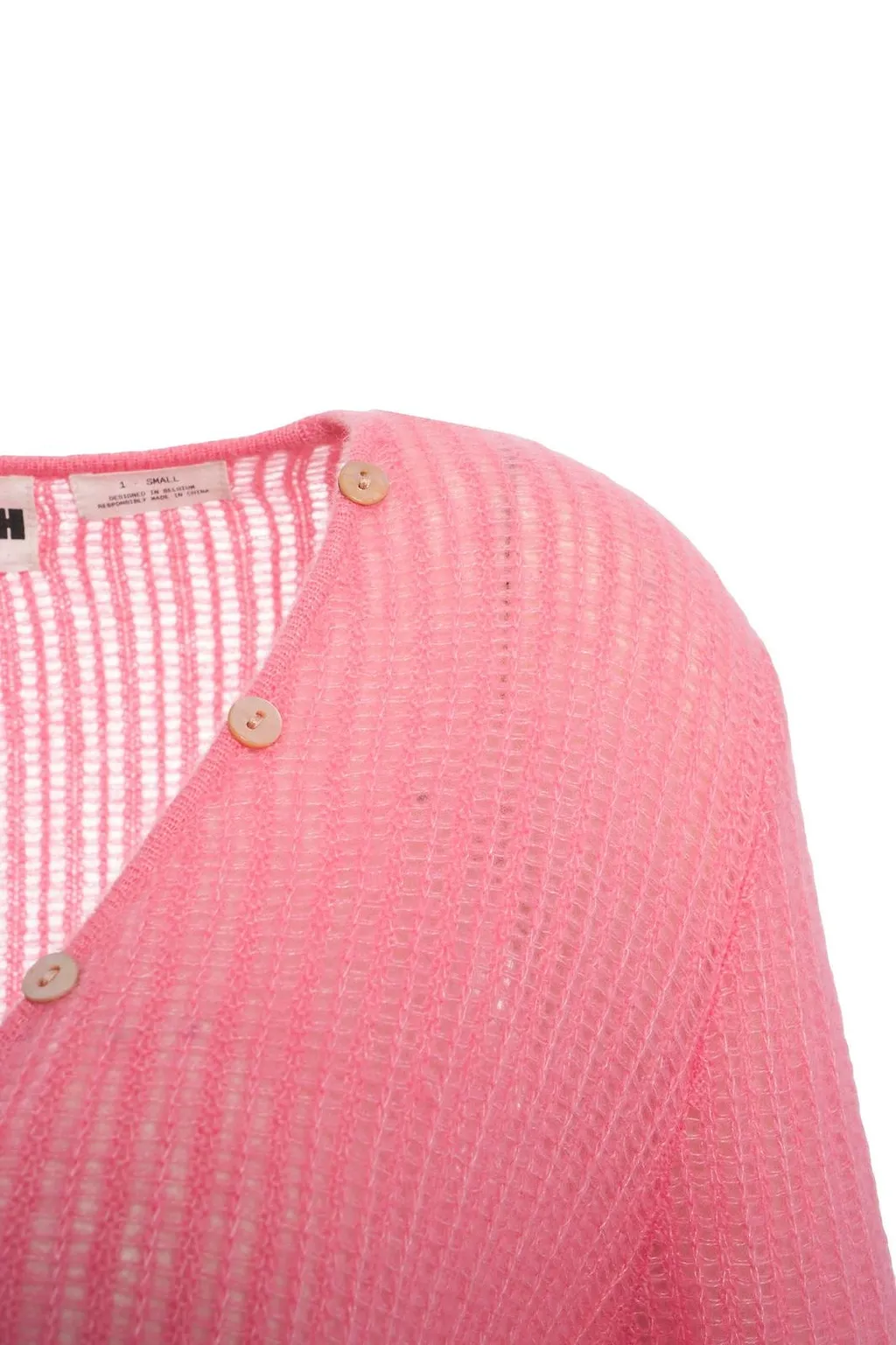 Amara Buttoned V-Neck Cardigan