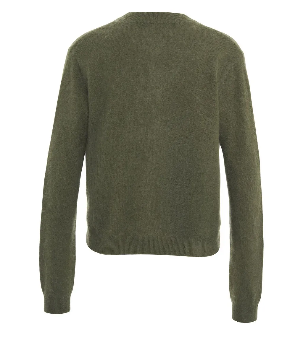 Colorush Brushed One-Button Cardigan