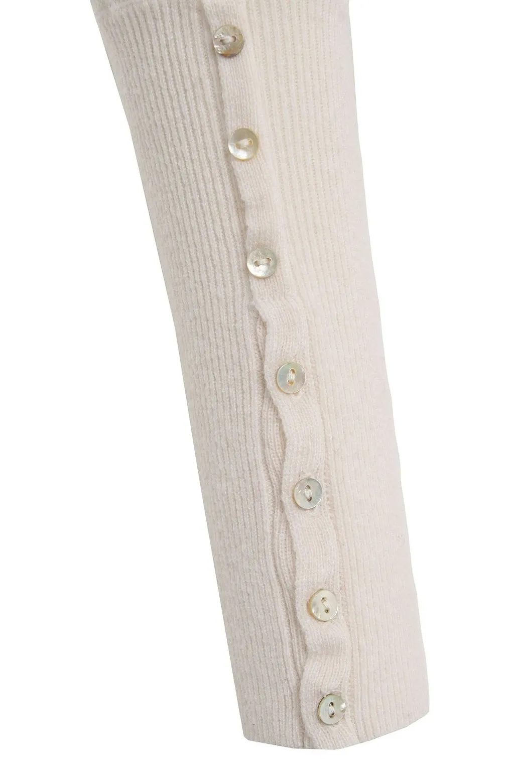 Mocha Button-Detailed Jumper