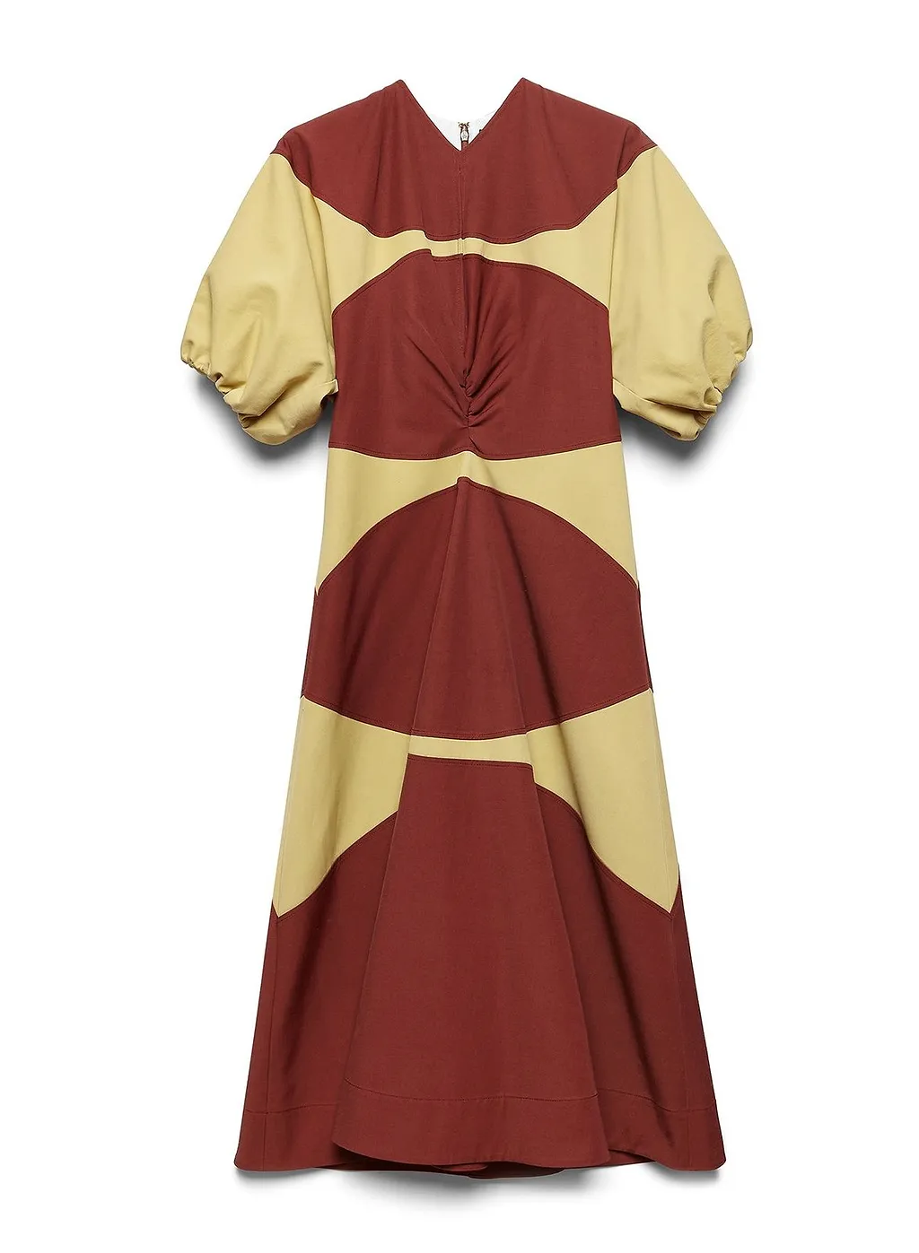 Colville Colourblock V-Neck Midi Dress