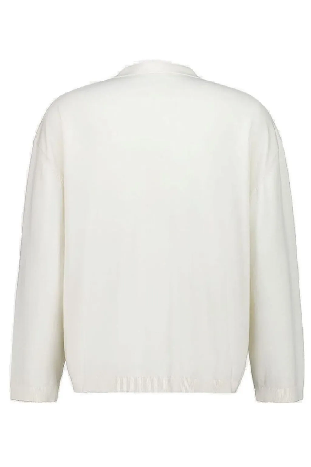 Commas Long Sleeve Boxy Knit Polo Shirt