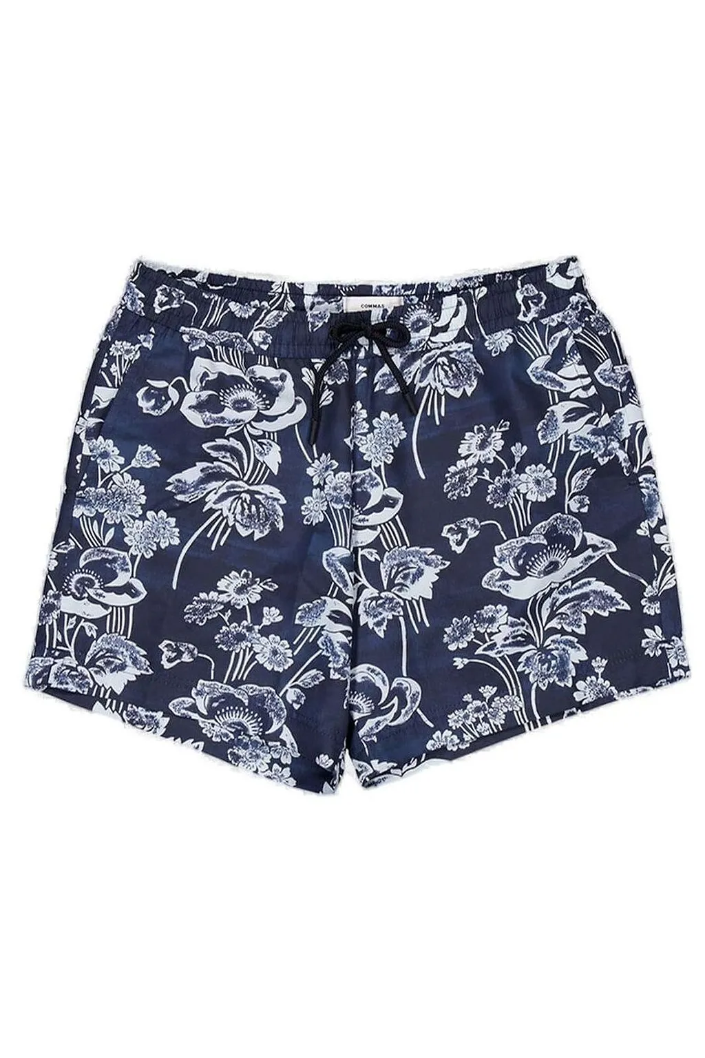 Commas Peony Printed Drawstring Swim Shorts