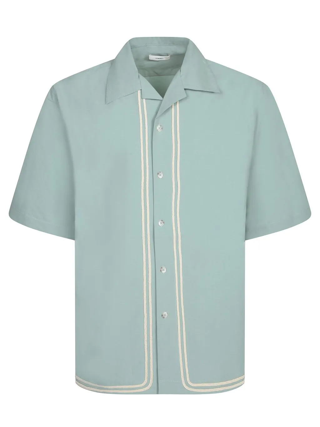 Piped Short-Sleeve Shirt