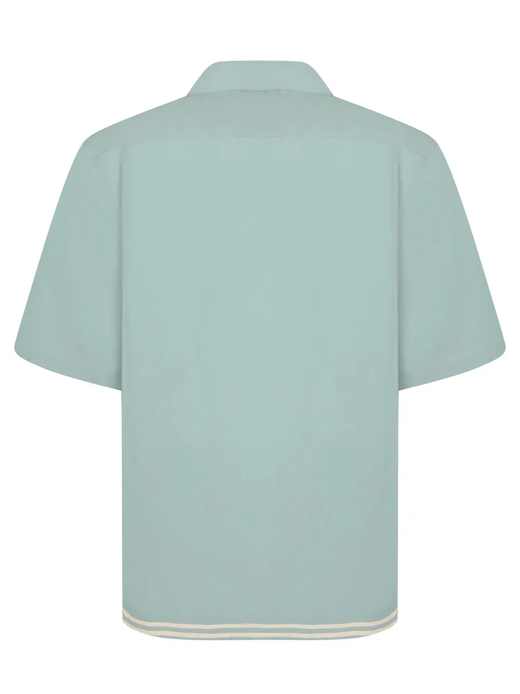 Piped Short-Sleeve Shirt