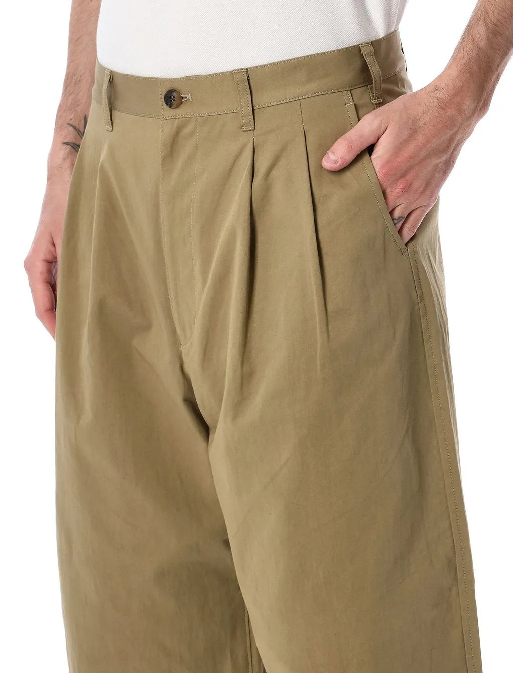 Comme Des Garcons Homme Wide Leg Trousers