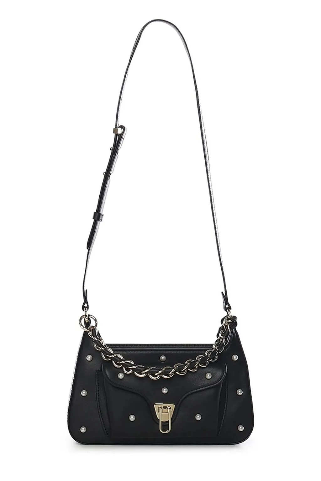 Coccinelle Chain-Linked Zipped Crossbody Bag