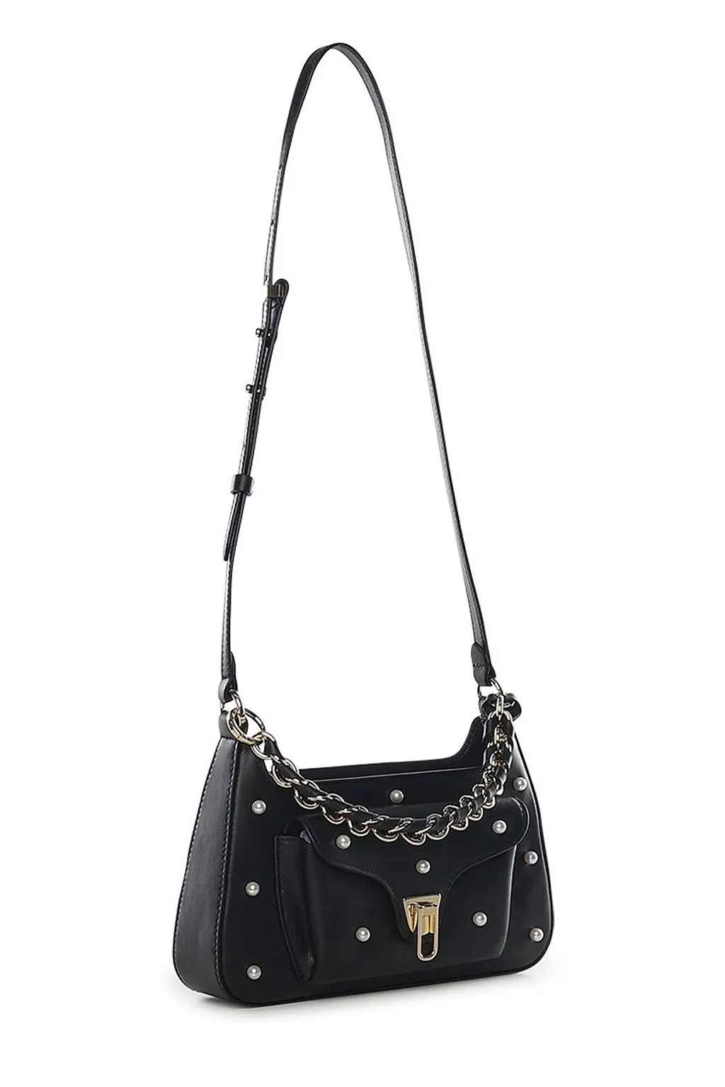 Coccinelle Chain-Linked Zipped Crossbody Bag