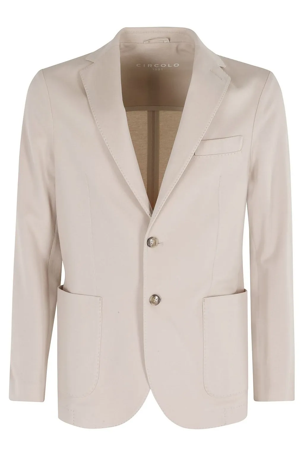 Circolo 1901 Single-Breasted Cotton Blazer
