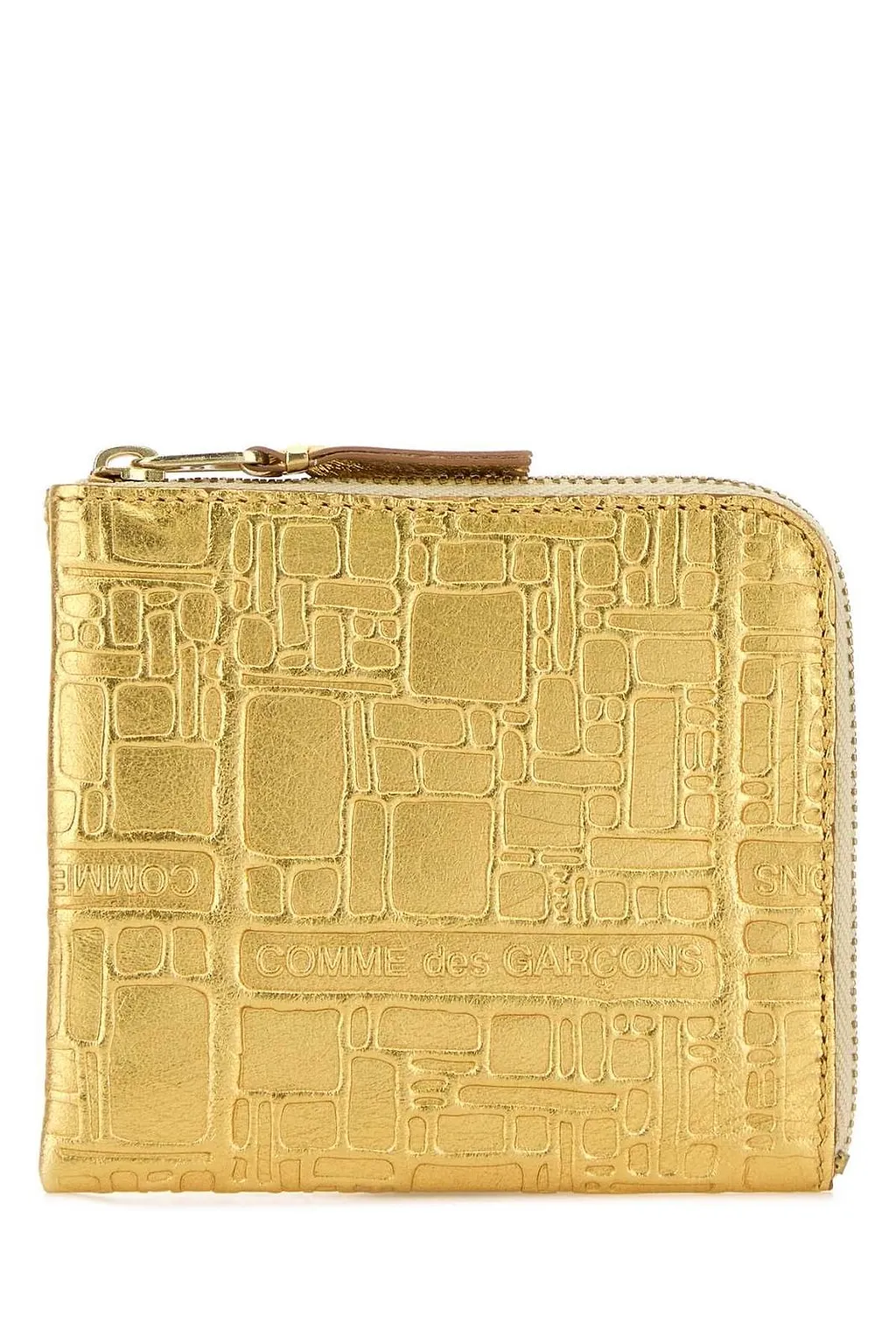 Comme Des GarÇOns Embossed Zip-Around Wallet