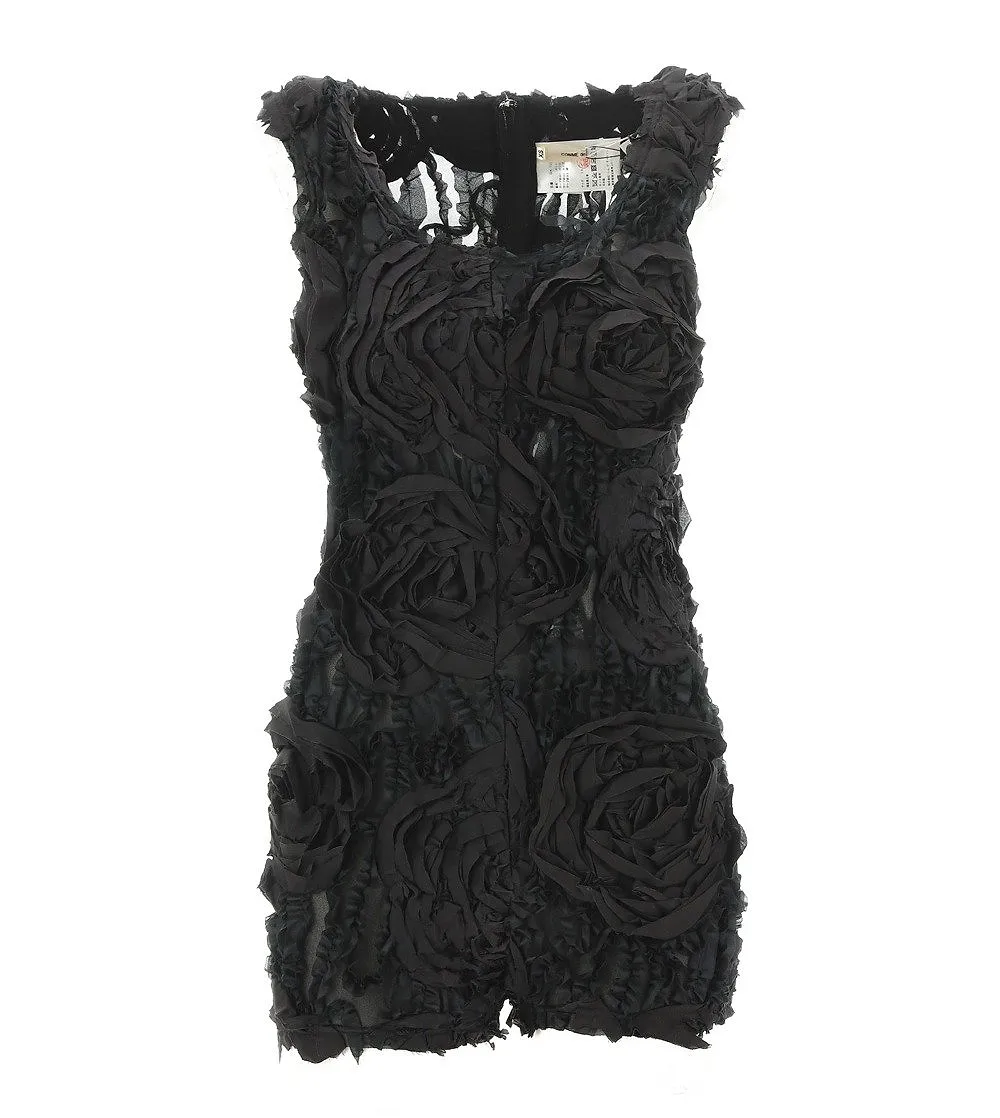 Comme Des GarÇOns Floral Lace-Embroidered Sleeveless Jumpsuit