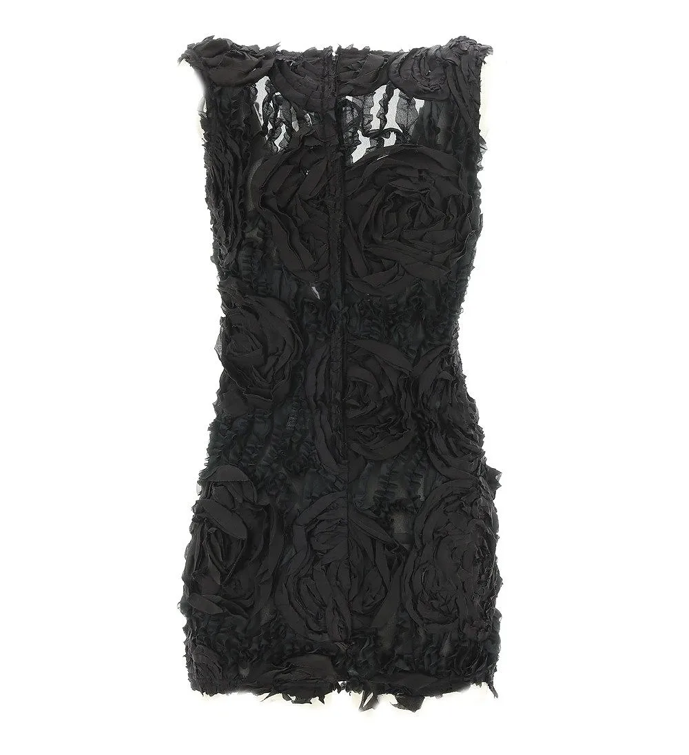 Comme Des GarÇOns Floral Lace-Embroidered Sleeveless Jumpsuit