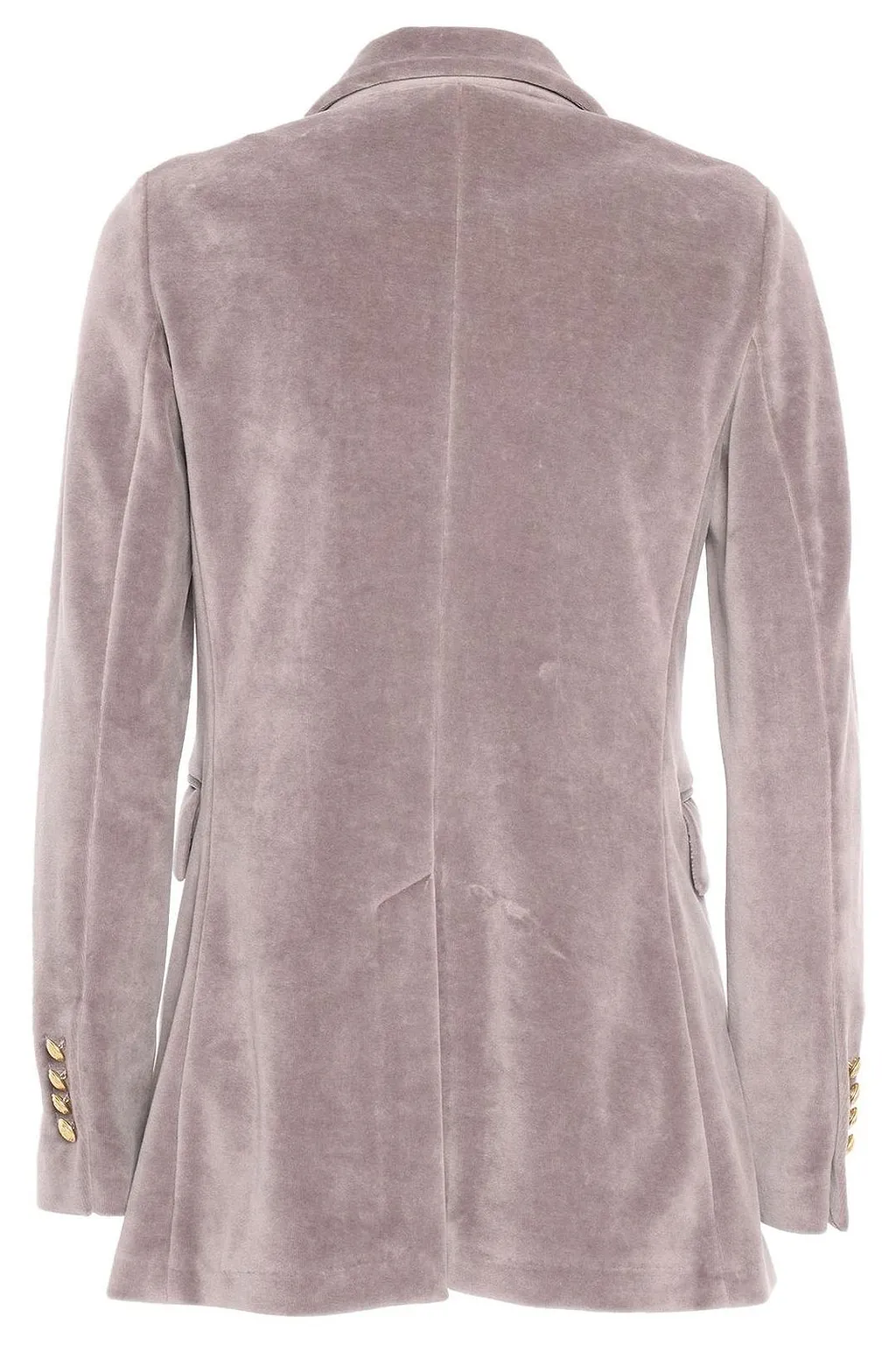 Velour Double-Breasted Jacket