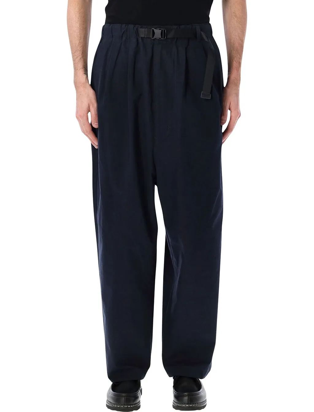 Comme Des GarÇOns Homme Belted Loose Fit Trousers