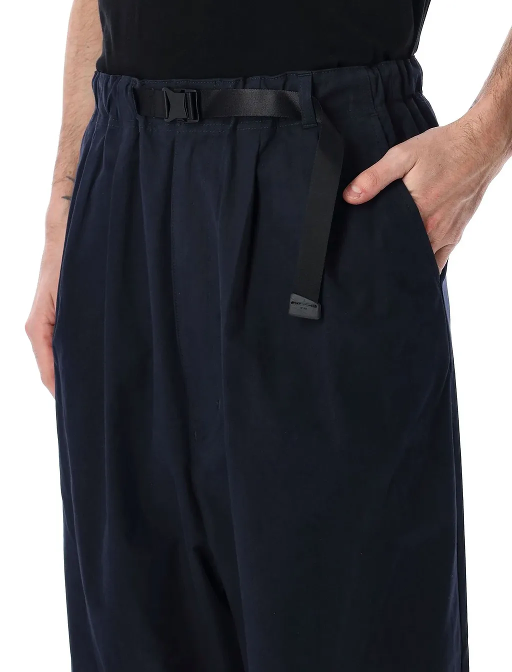 Comme Des GarÇOns Homme Belted Loose Fit Trousers