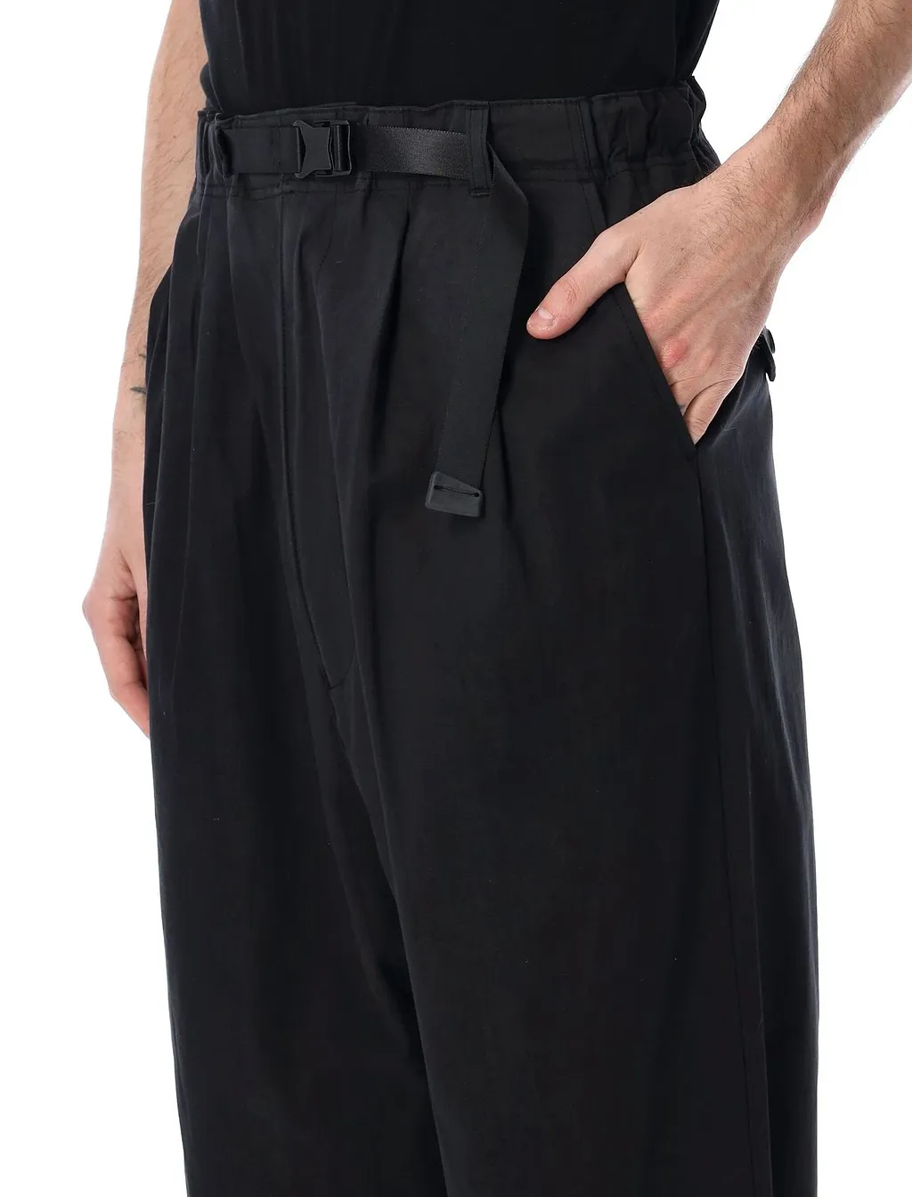 Comme Des GarÇOns Homme Belted Loose Fit Trousers