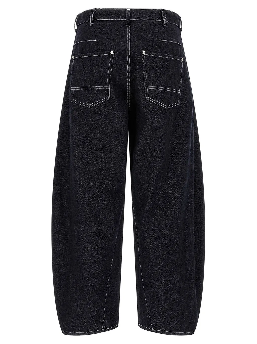 Comme Des GarÇOns Homme Balloon Contrast-Topstitch Jeans