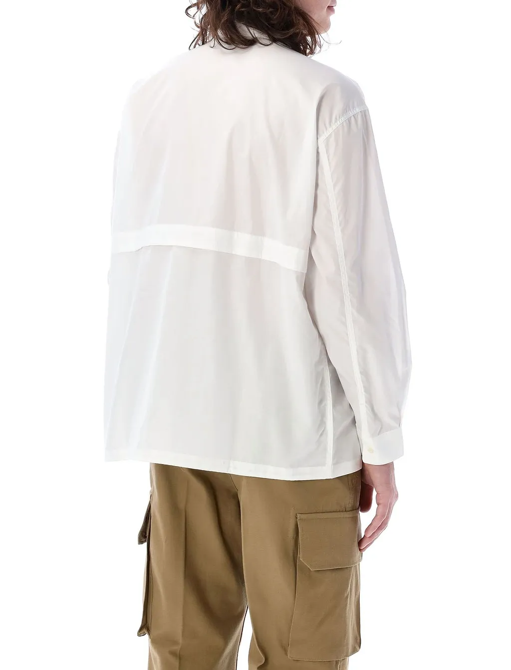 Comme Des GarÇOns Homme Buttoned Panelled Shirt