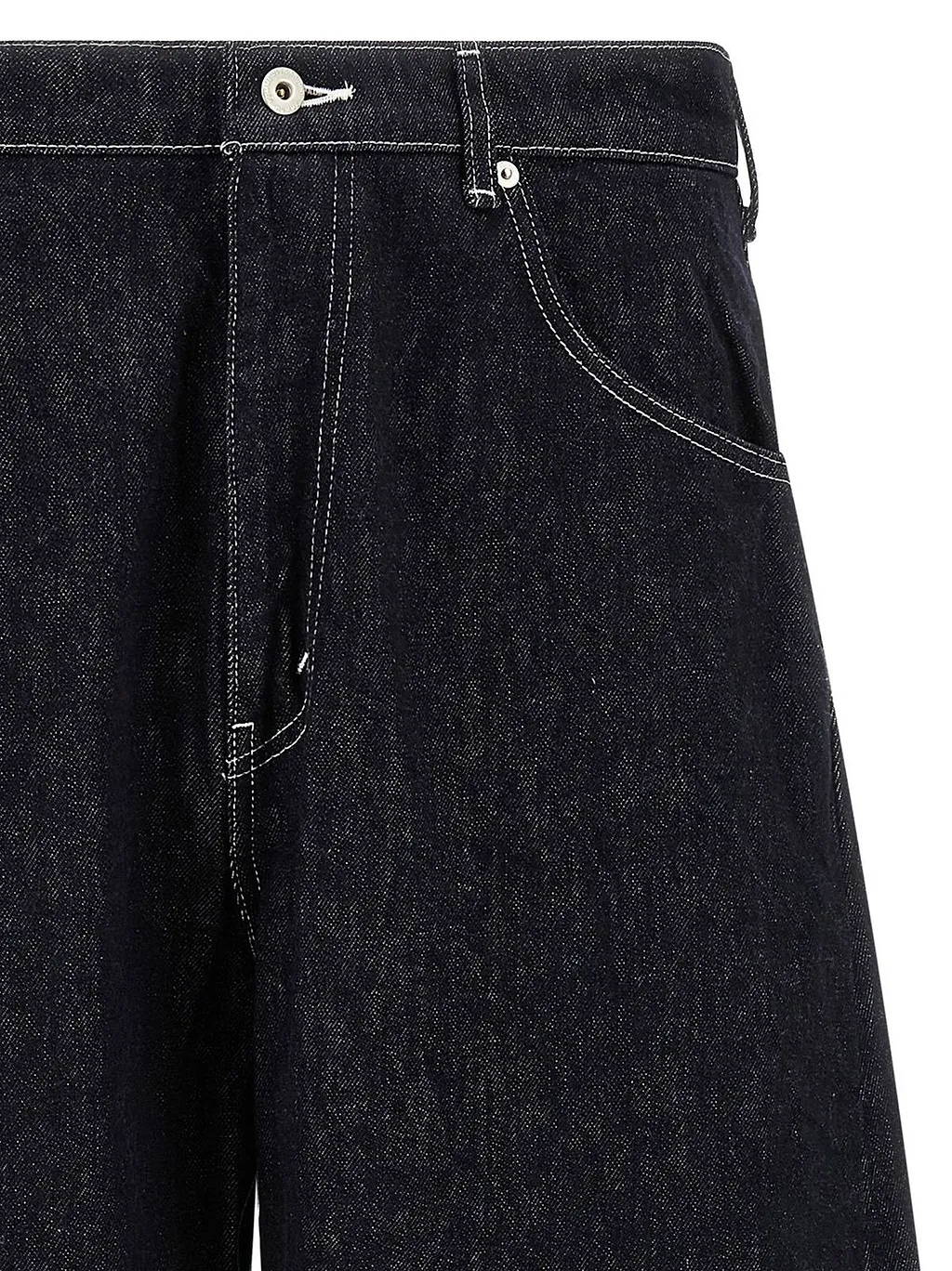 Comme Des GarÇOns Homme Balloon Contrast-Topstitch Jeans