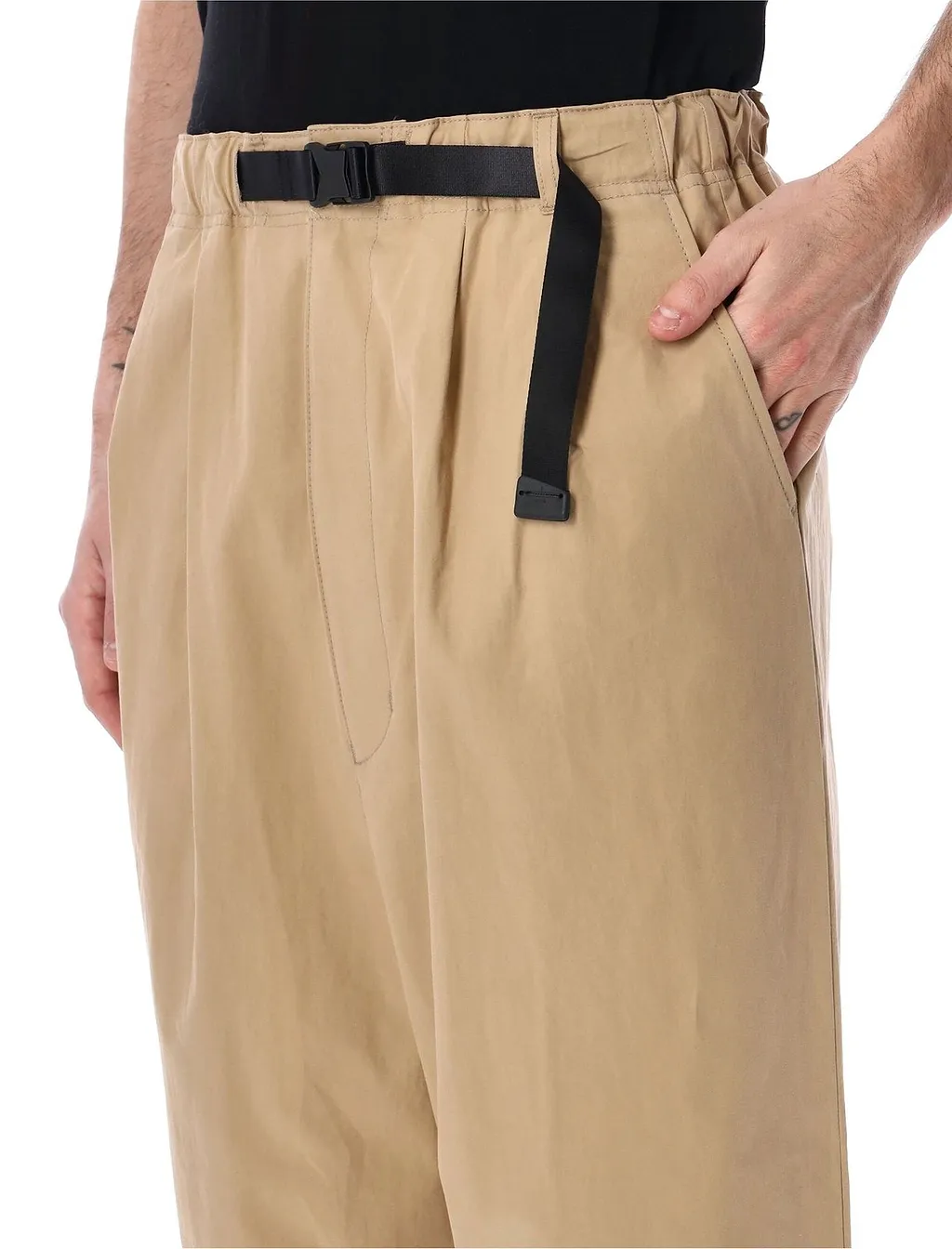 Comme Des GarÇOns Homme Belted Loose Fit Trousers