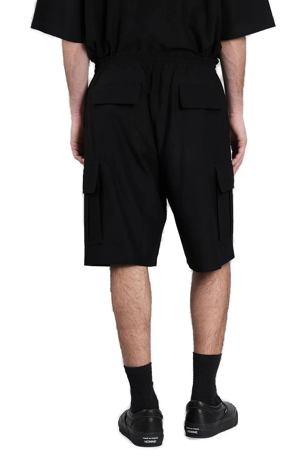 Comme Des GarÇOns Homme Elasticated Waistband Cargo Shorts