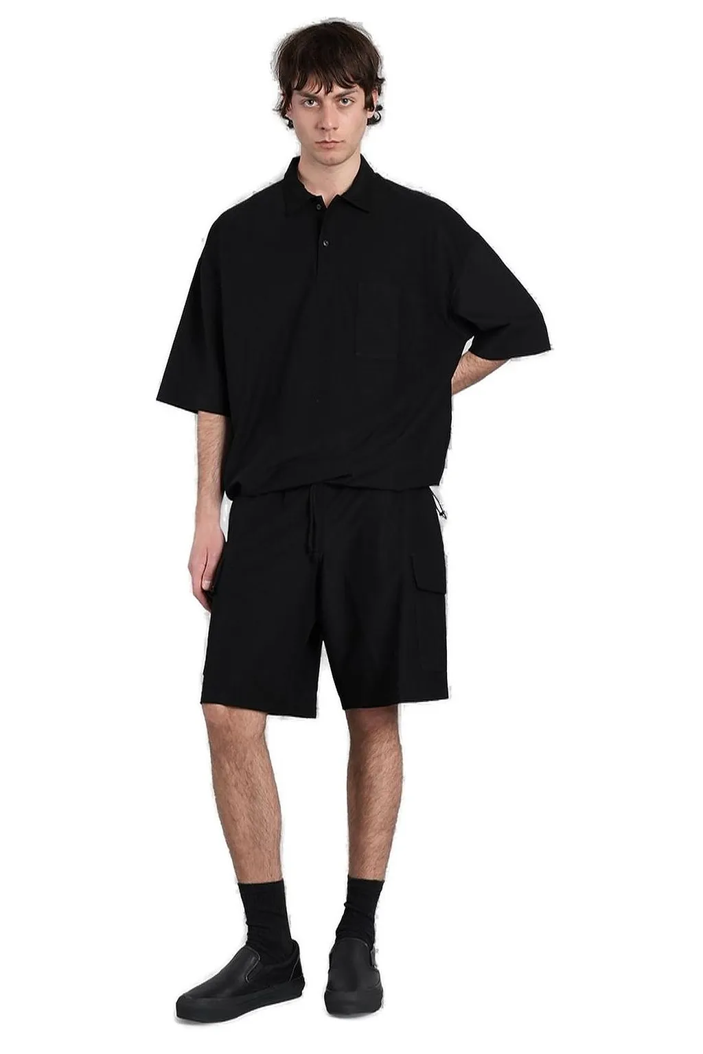 Comme Des GarÇOns Homme Elasticated Waistband Cargo Shorts