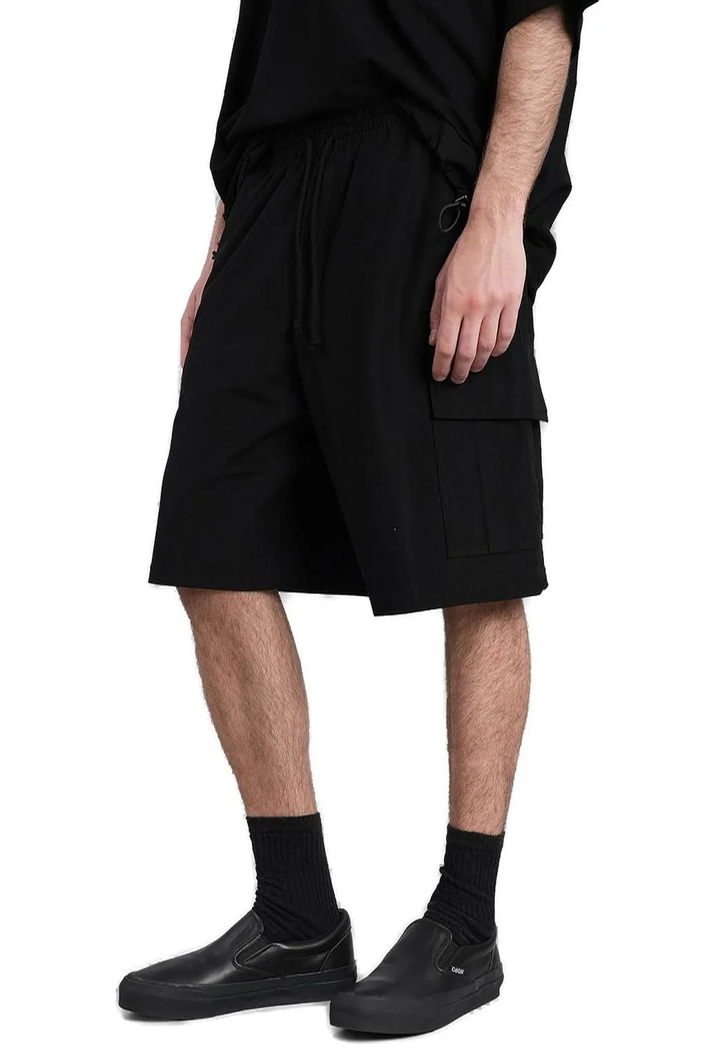 Comme Des GarÇOns Homme Elasticated Waistband Cargo Shorts