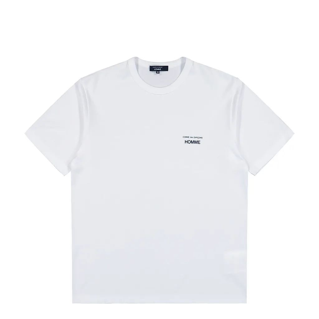 Comme Des GarÇOns Homme Logo Printed Crewneck T-Shirt