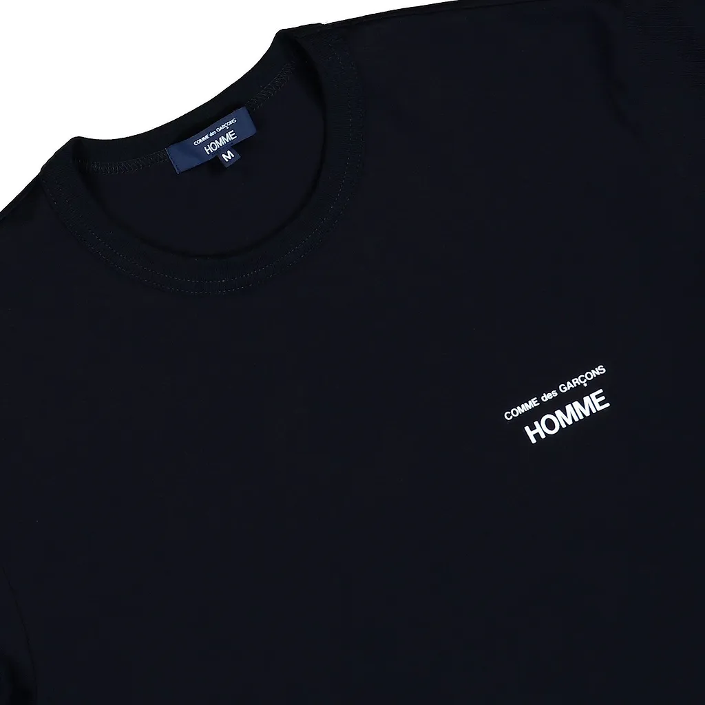 Comme Des GarÇOns Homme Logo Printed Crewneck T-Shirt