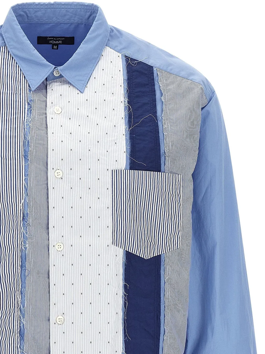 Comme Des GarÇOns Homme Patchwork Panel Shirt
