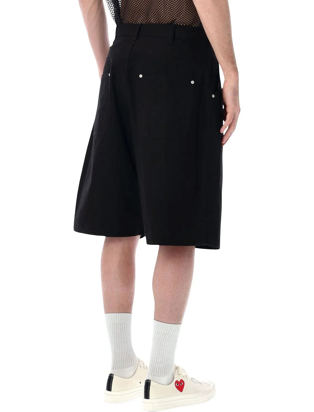 Comme Des GarÇOns Homme Pleated Wide Leg Shorts