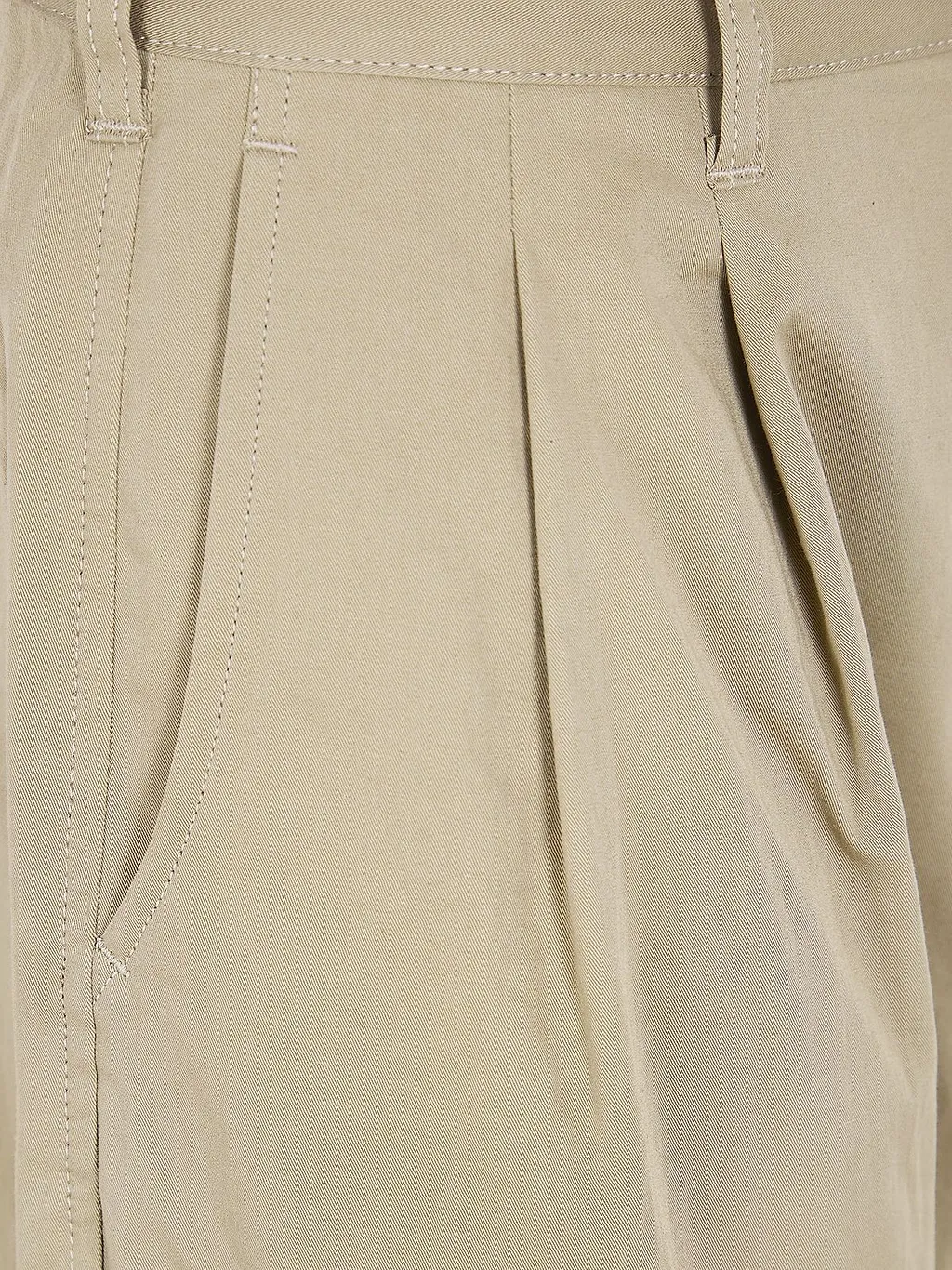 Pleated Wide-Leg Trousers