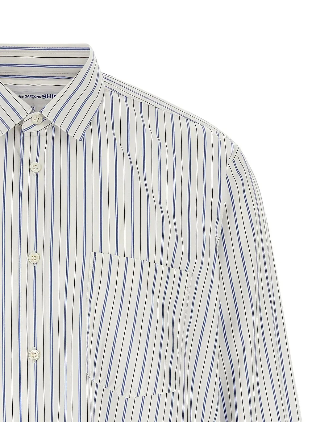 Comme Des GarÇOns Shirt Striped Insert Shirt
