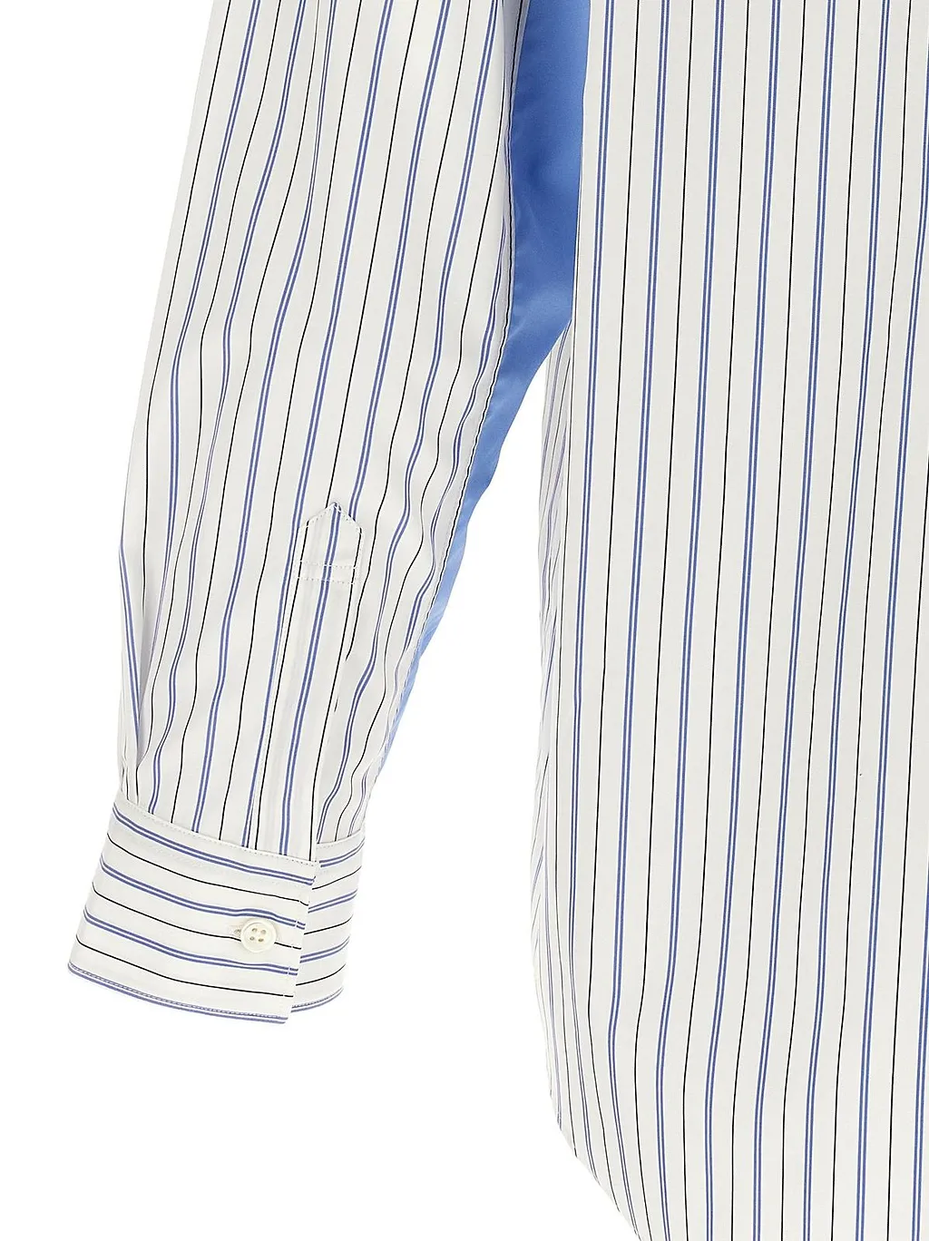 Comme Des GarÇOns Shirt Striped Insert Shirt