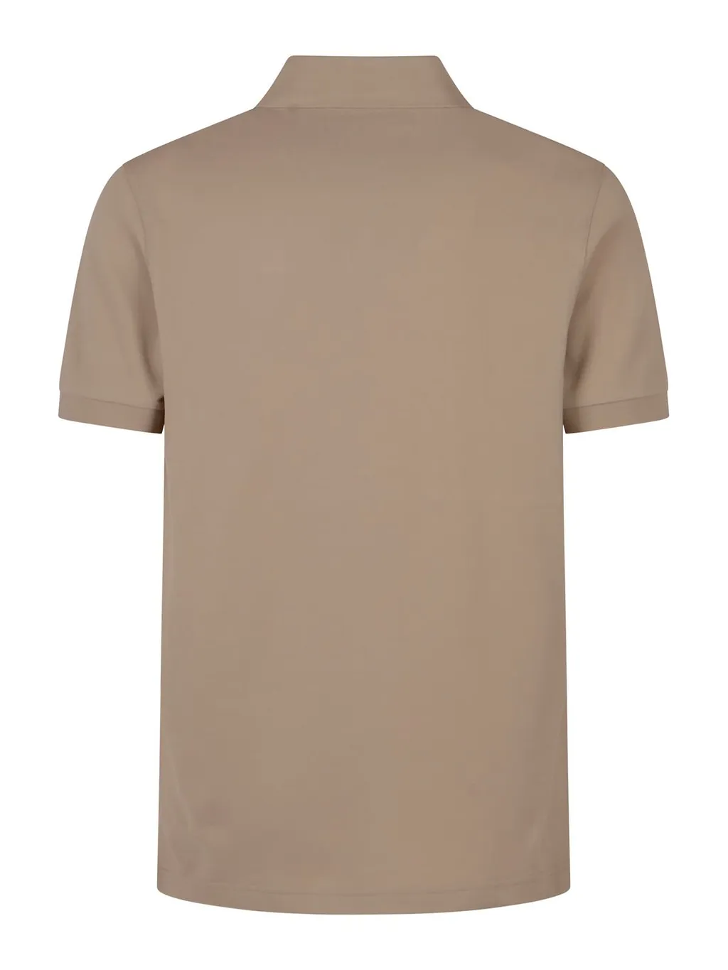 Checked Panel Polo Shirt